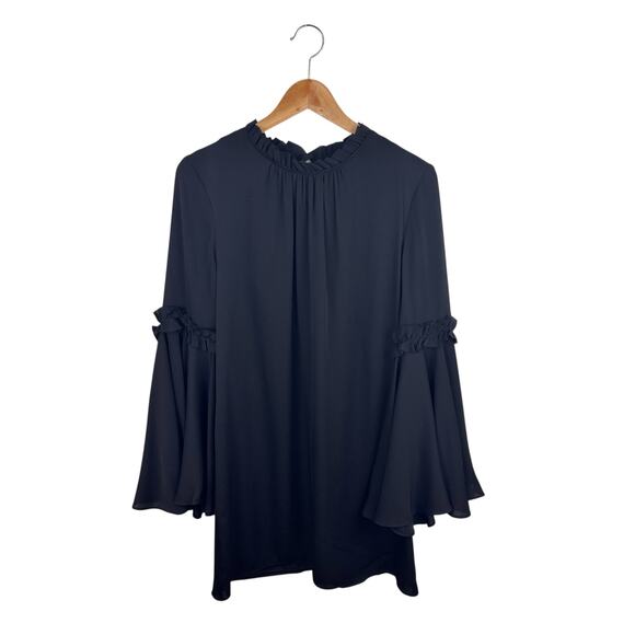 Milly Silk Bell Sleeve Mini Dress - Picture 1 of 6